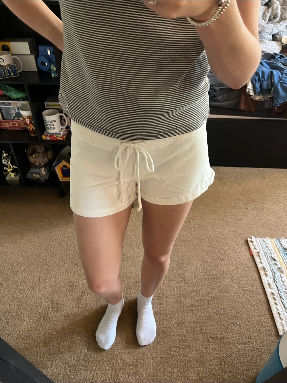 White shorts